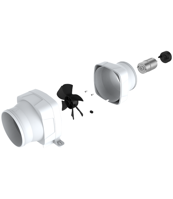 SEAFLO 3″ 130CFM In-Line Bilge Blower Fan