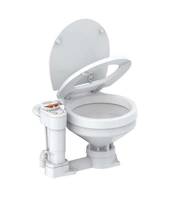 SEAFLO Electric Conversion Marine Toilet 12V/24V – Self-Priming Macerator Flush Kit