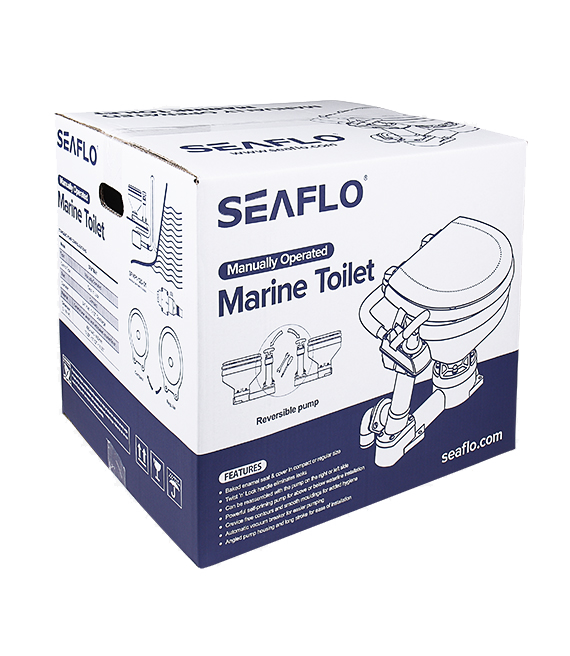 مرحاض بحري يدوي التشغيل من SEAFLO