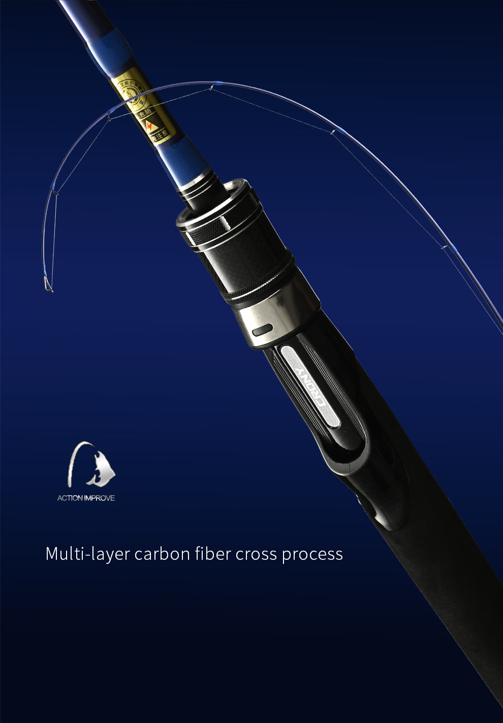 Crony Galaxy 702MH Spinning Rod, 7 ft Carbon Graphite