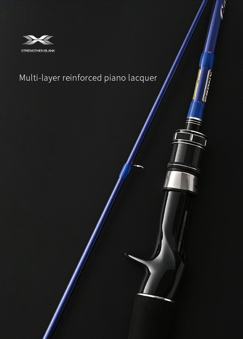 Crony Galaxy 702MH Spinning Rod, 7 ft Carbon Graphite