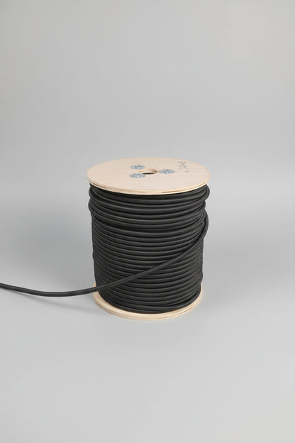 Polyester Shock Cord Rope — Marine Grade | Black | 6mm / 8mm / 10mm × 100 Yards